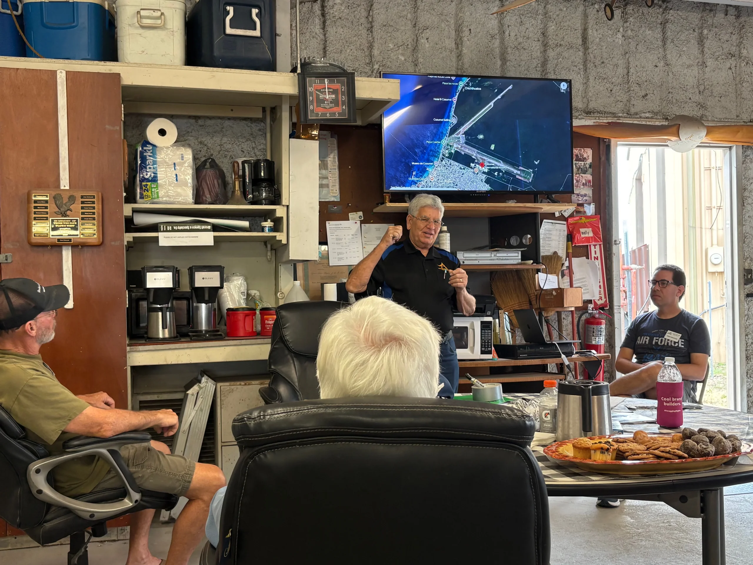 Robert Taylor presenting at EAA Chapter 229 May 2026 meeting